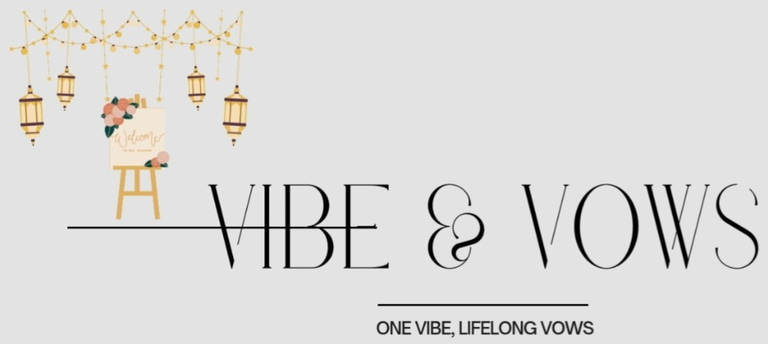 Vibe and Vows Events logo