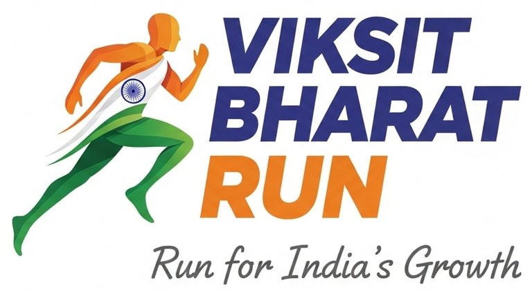Viksit Bharat Run logo
