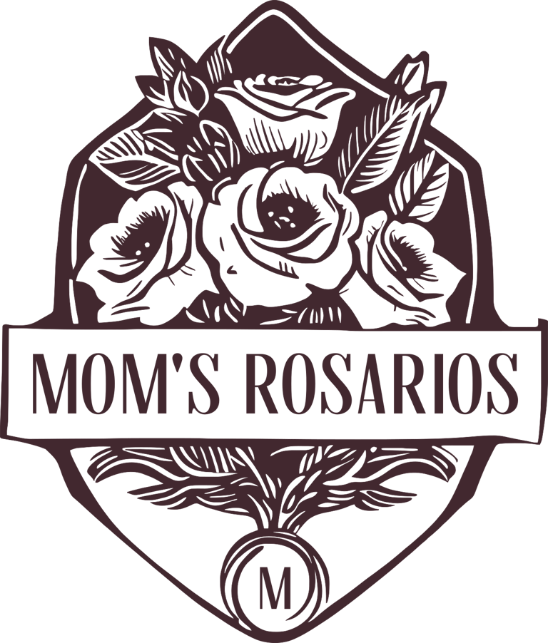 Mom's Rosarios logo