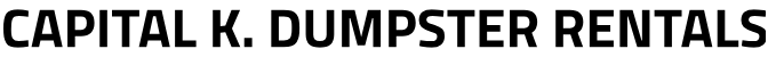 CAPITAL K. DUMPSTER RENTALS logo