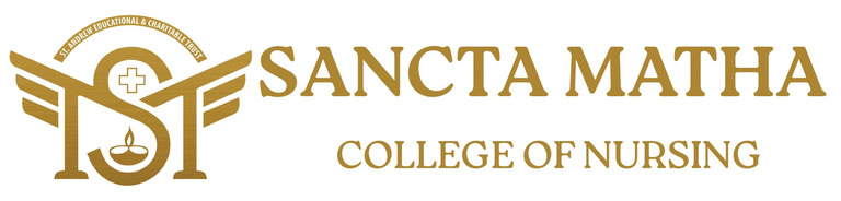 Sancta Matha College of Nursing logo
