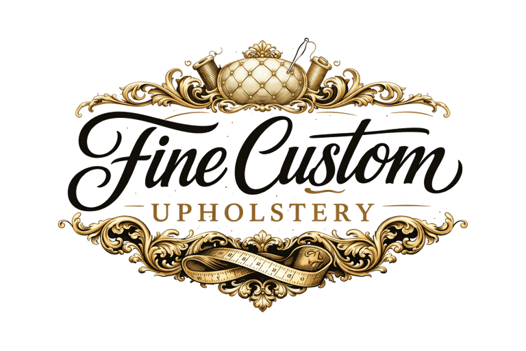 Upholstery Fine Custom logo