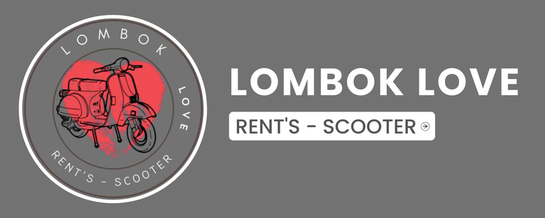 Lombok love rent's scooter logo