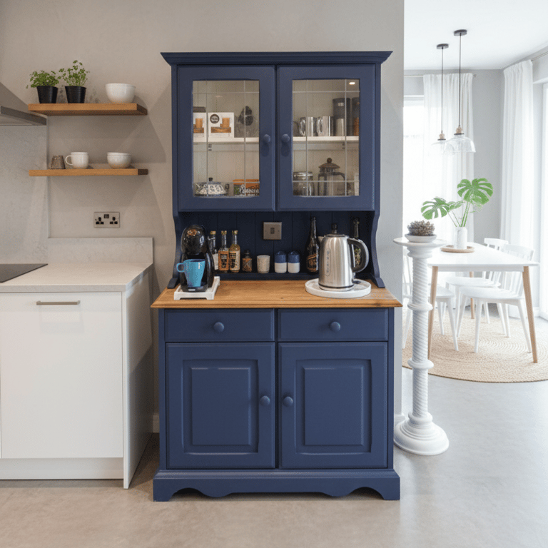 kelpieskeep.co.uk Welsh dresser style drinks station