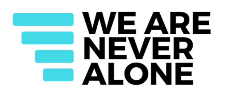 We are never alone movie logo