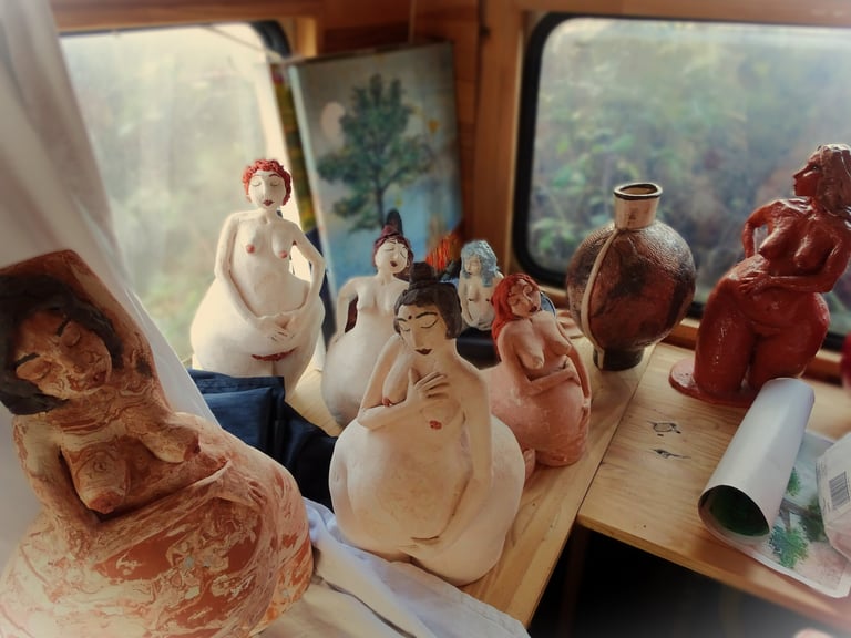 Atelier poterie galerie art céramique peinture