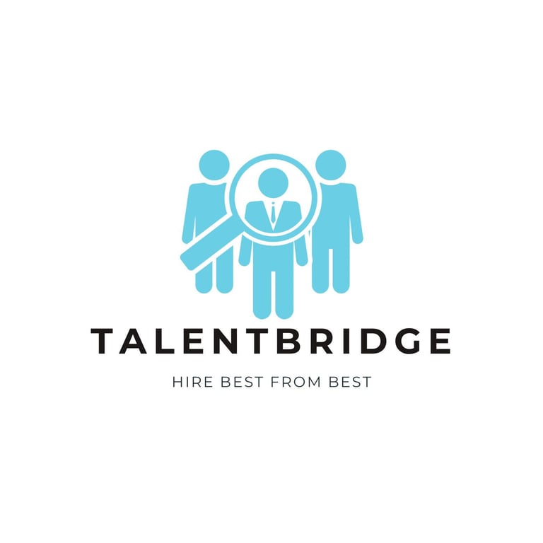 🌟 TalentBridge – Hire Best from Best logo