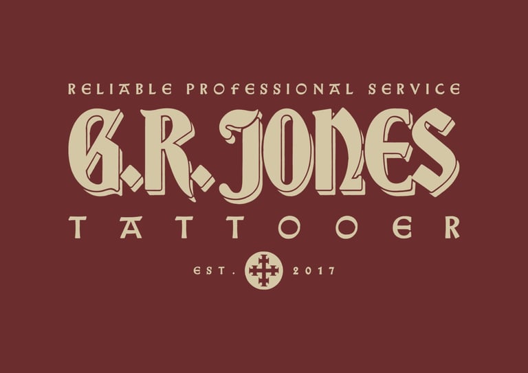 G.R. Jones Tattooer logo