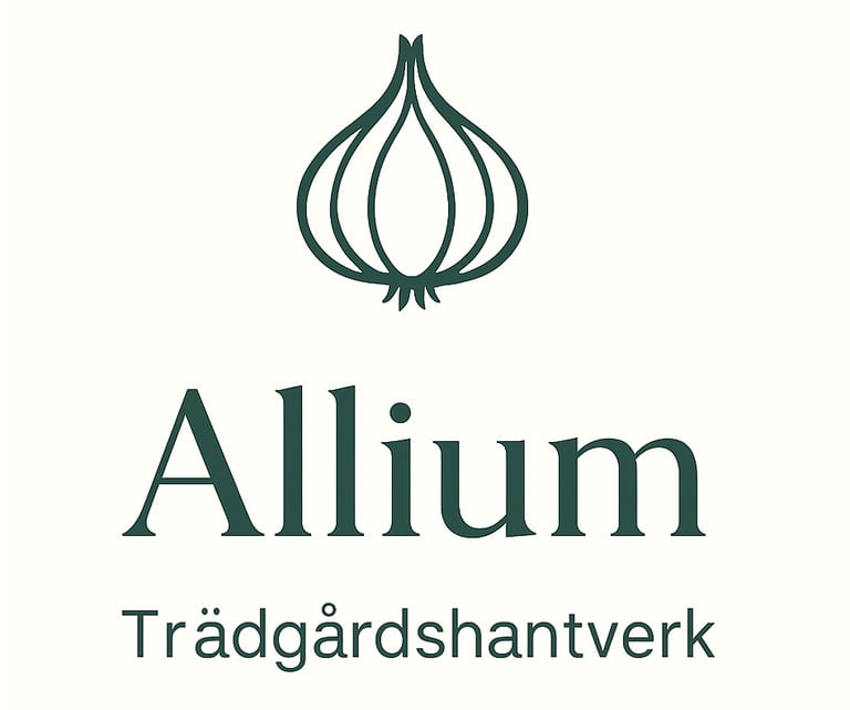 Allium Trädgårdshantverk logo