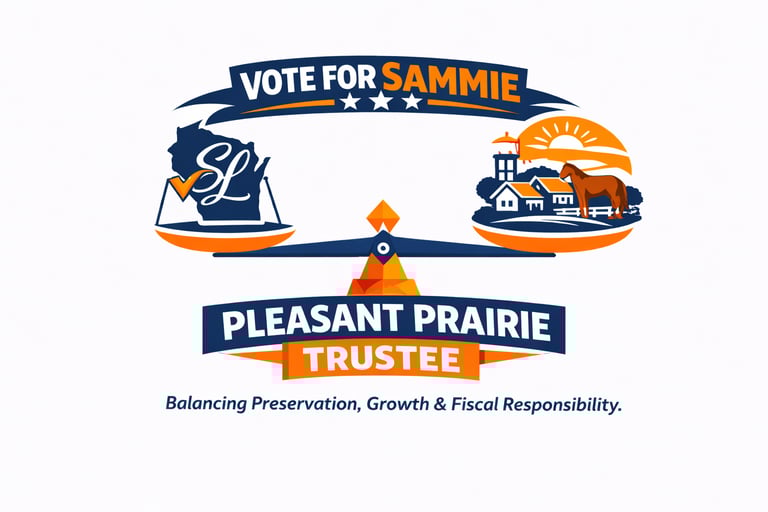 Sammie Lancia for Pleasant Prairie Trustee logo
