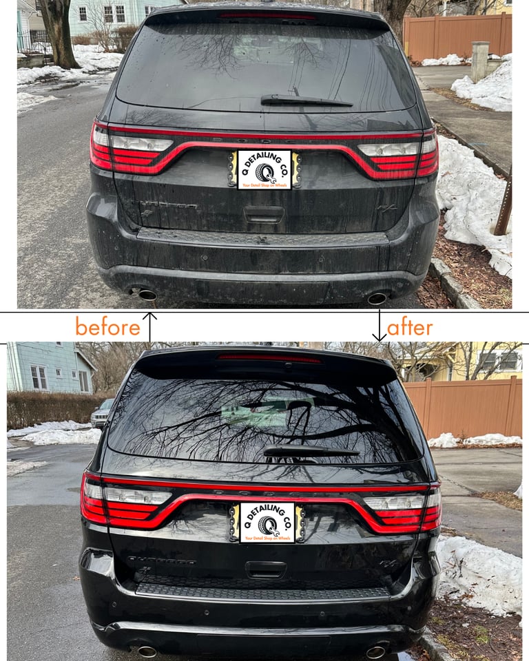 Exterior Before and After