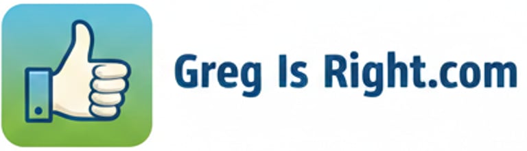 Greg Is Right logo