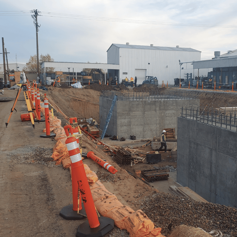 industrial construction staking commercial site survey San Diego