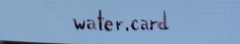 Water.cards logo