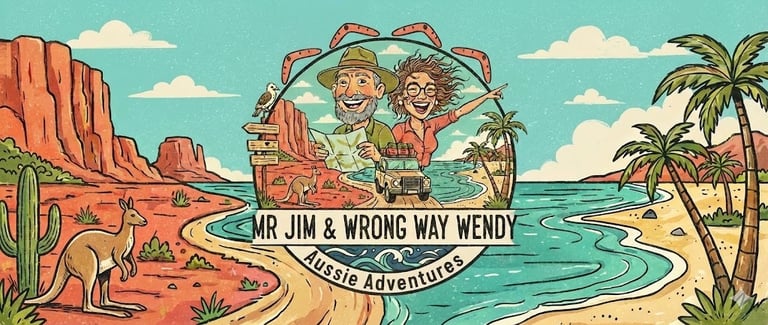 Mr Jim & Wrong Way Wendy logo