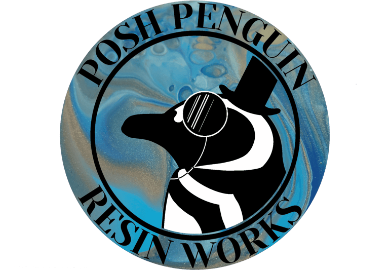 Posh Penguin Resin Works logo