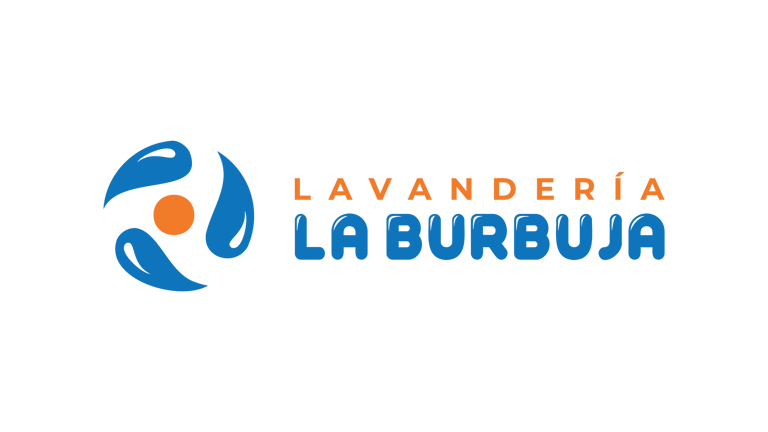Lavanderia la burbuja logo