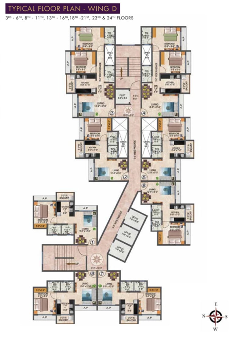 FLOOR PLANS VIHANG ATHARVA MIRA ROAD EAST, VIHANG AHEAD, ATHARVA, WESTERN EXPRESS HIGHWAY, NEAR PALI VILLAGE RESORT