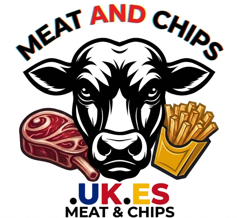 MEAT AND CHIPS logo