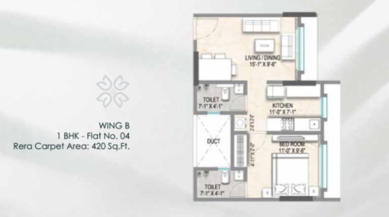 FLOOR PLANS EMPIRE GREENS DAHISAR EAST, EMPIRE GREENS SV ROAD, DAHISAR EAST