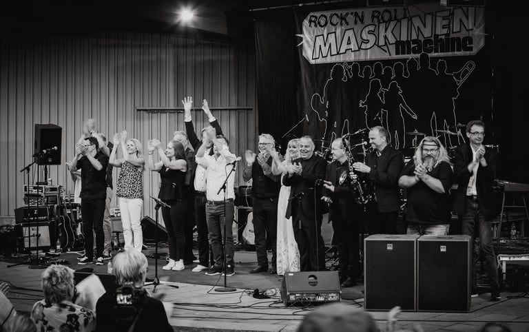 Konsert med Rock N Roll Machine (Maskinen)