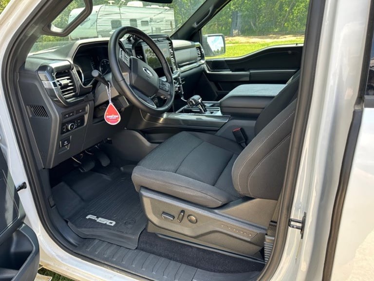 Freshly detailed interior on a Ford F-150!