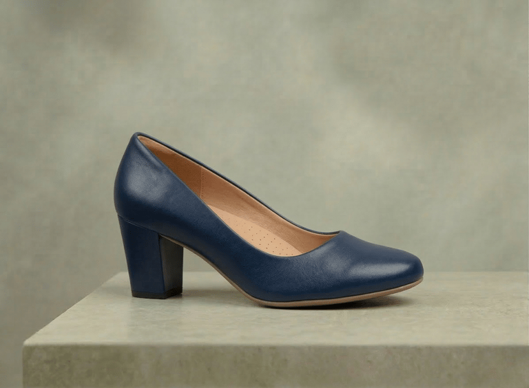 Zapato ejecutivo para dama color azul 