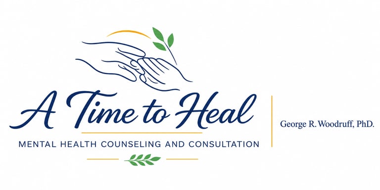 George R. Woodruff, PhD, A Time to Heal logo