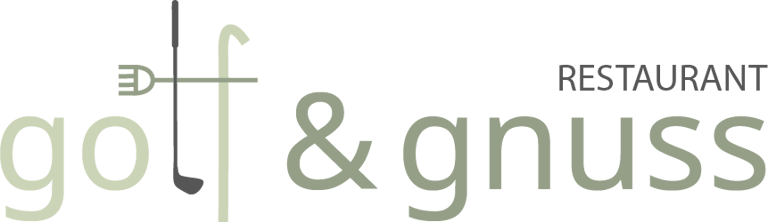 Restaurant golf + gnuss logo