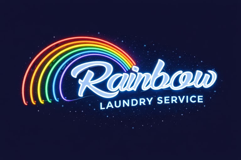 Rainbow Laundry Service logo