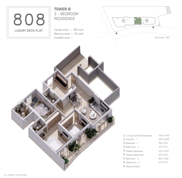 Floor Plans Avant Park West Vile Parle West, Avant Vile Parle, Park West Vile Parle