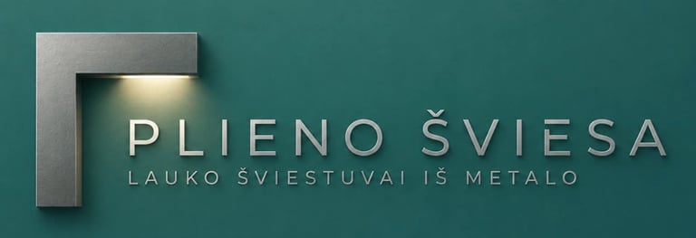 Plieno Šviesa logo