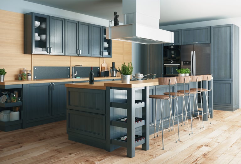 Pose de parquet et aménagement intérieur d'une maison à Chessy
