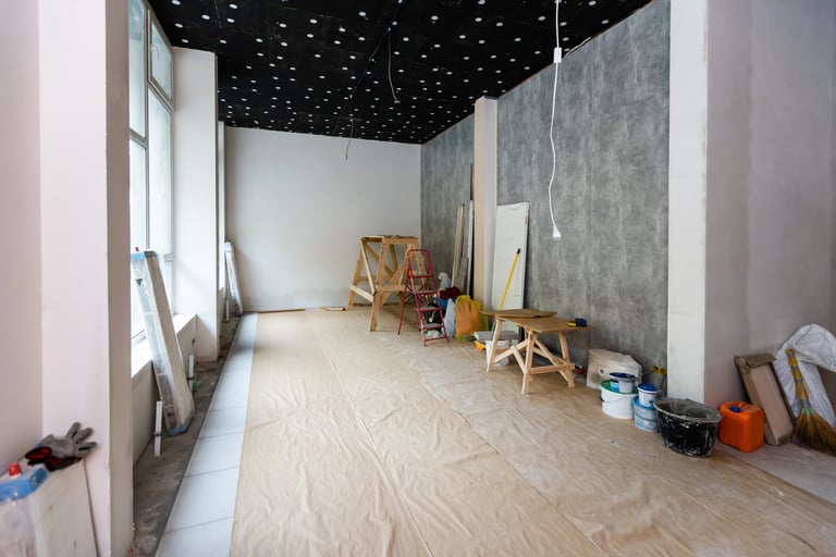 Travaux de peinture et pose de carrelage à Chessy