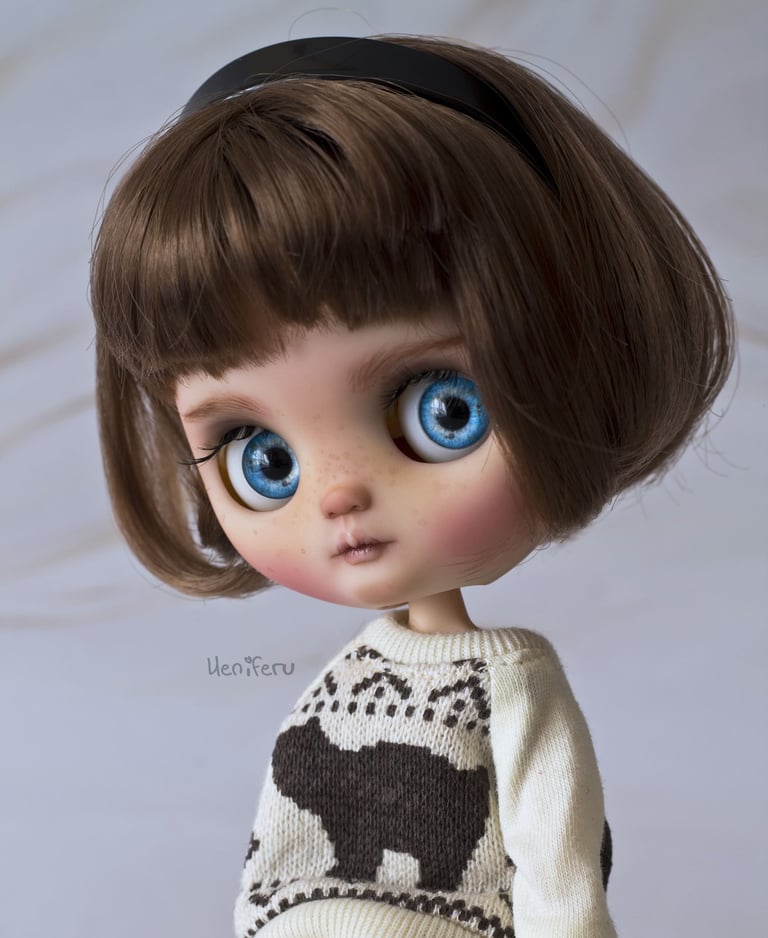 heniferu middie blythe takara custom pelo corto