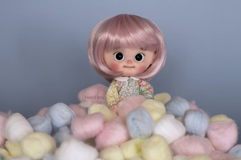 heniferu custom muichan ixee doll popmart