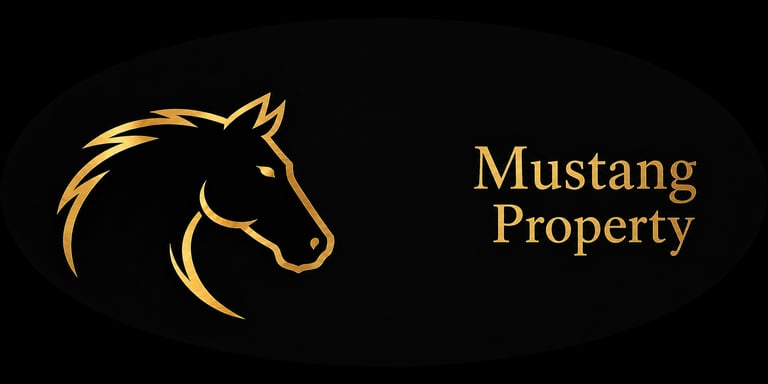 Mustang Property is a real estate company serving Texas and Oklahoma, specializing in residential leasing, home sales, rental properties, and real estate investment opportunities. We provide verified property listings, updated photography, transparent lease terms, and professional support for buyers, sellers, landlords, and tenants logo