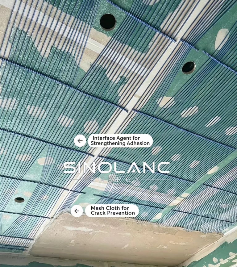 How does the capillary mats system prevent the decorative layer from cracking?