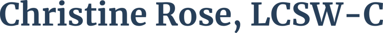 Christine Rose, LCSW-C logo
