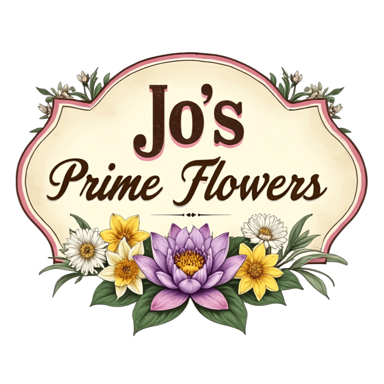 Jo's Prime Flowers  logo
