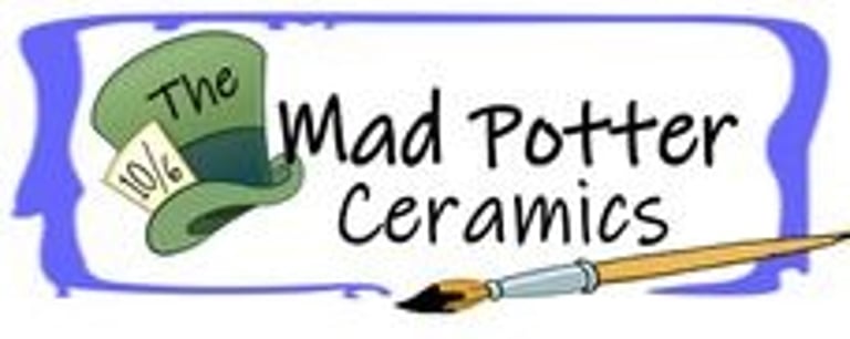 The Mad Potter Ceramics logo