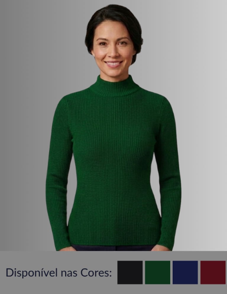 Modelo vestindo a cacharrel feminina da Pietrino com fundo da imagem cinza neutro com cores disponíveis