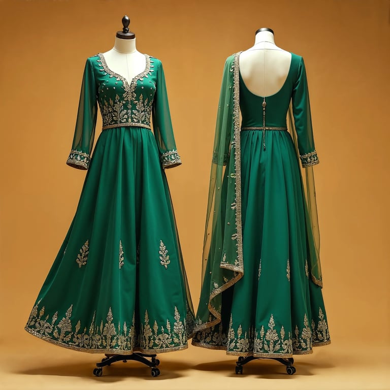 Anarkali frok designs