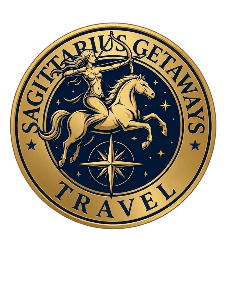 SAGITTARIUS GETAWAYS logo