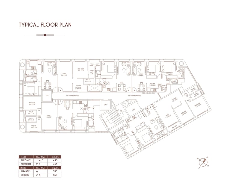 FLOOR PLAN PLATINUM 53 WEST, DN NAGAR, ANDHERI WEST