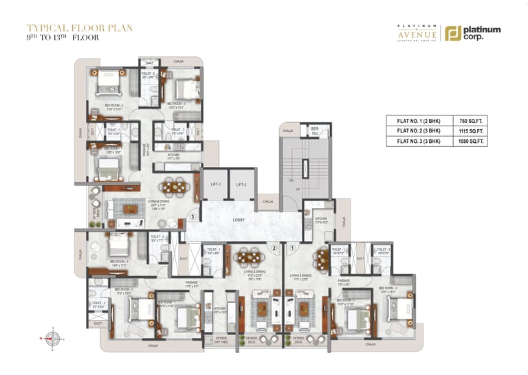 FLOOR PLANS PLATINUM AVENUE KHAR WEST, PLATINUM AVENUE LINKING ROAD KHAR WEST