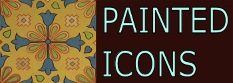 order painted icons, custom paint icons, hand painted icons logo