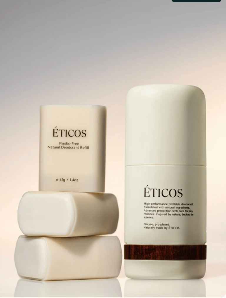 Éticos plastic-free natural deodorant refill  — WellGrowth client