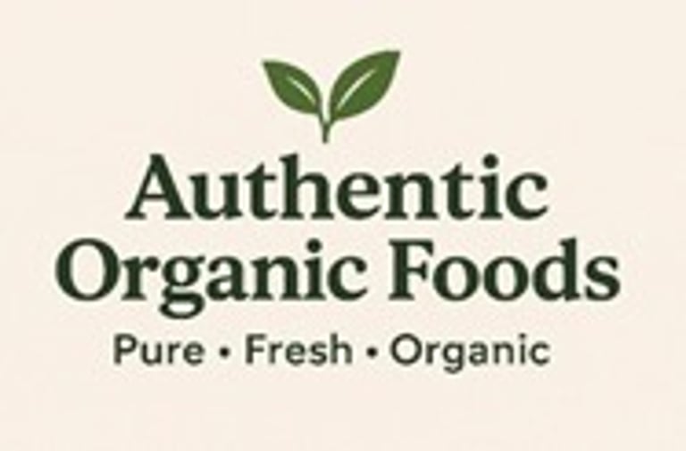 Authentic Organic Foods logo