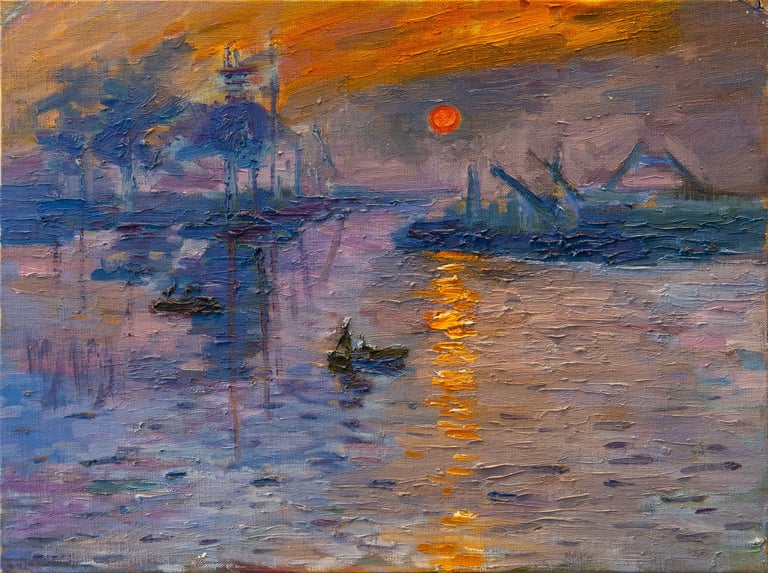 Impression, Sunrise (1872) by Claude Monet